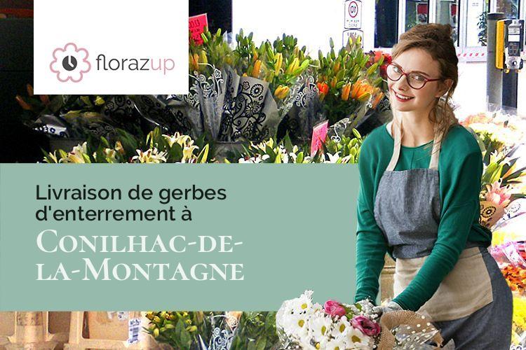couronnes florales pour une crémation à Conilhac-de-la-Montagne (Aude/11190)