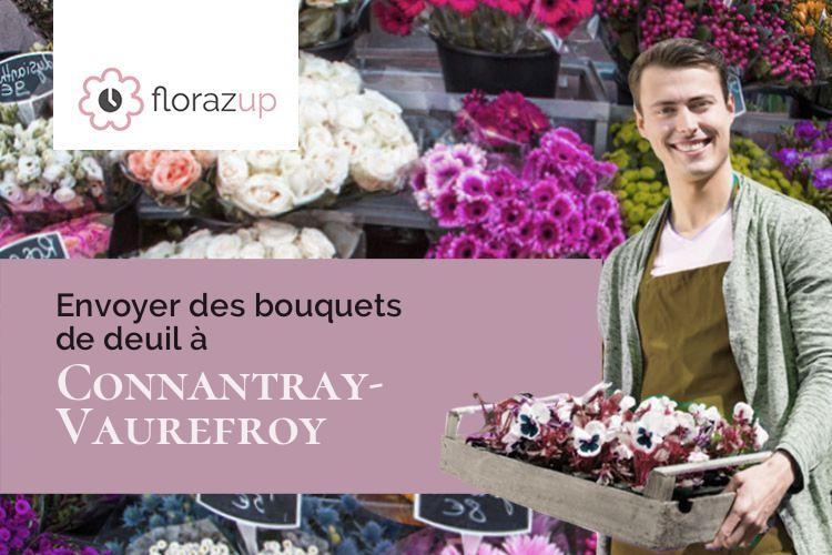compositions de fleurs pour un décès à Connantray-Vaurefroy (Marne/51230)