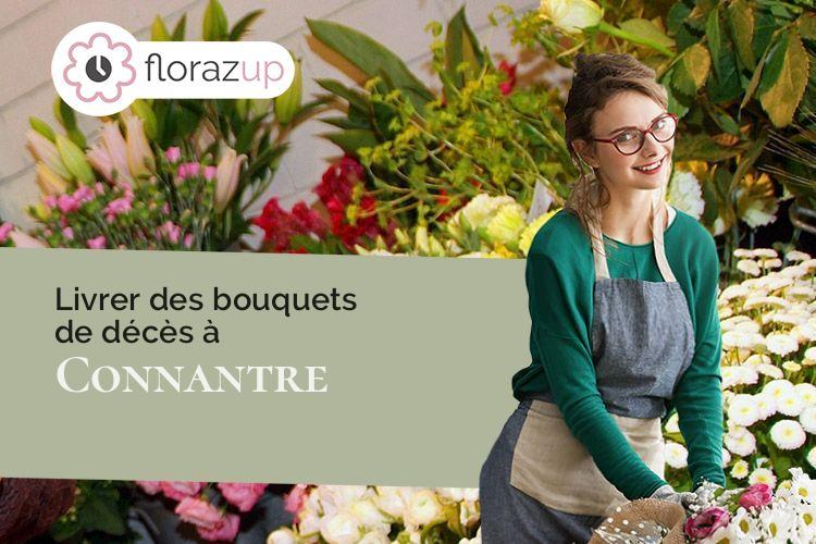 créations de fleurs pour un décès à Connantre (Marne/51230)
