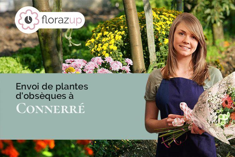 fleurs deuil pour une crémation à Connerré (Sarthe/72160)