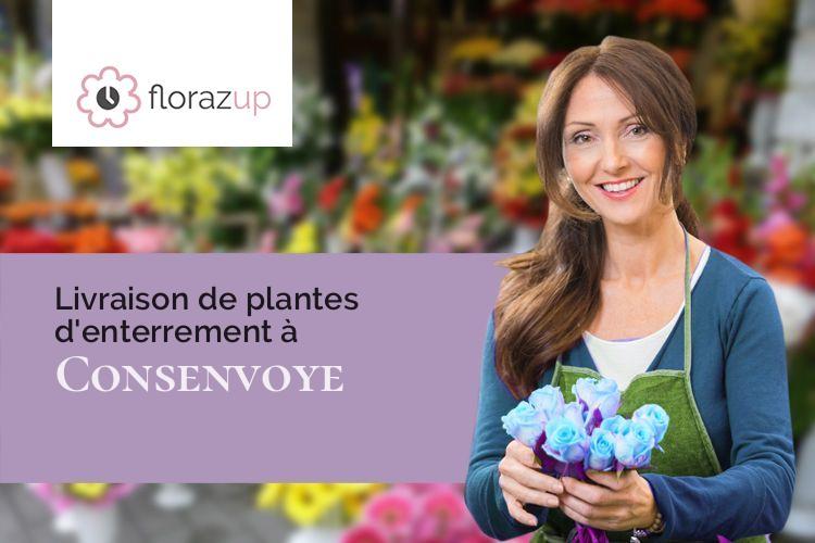 coupes de fleurs pour un décès à Consenvoye (Meuse/55110)