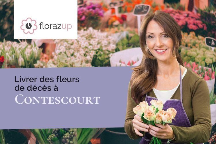 créations de fleurs pour une crémation à Contescourt (Aisne/02680)
