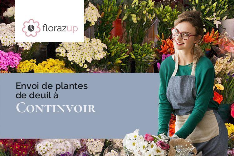 compositions florales pour un décès à Continvoir (Indre-et-Loire/37340)