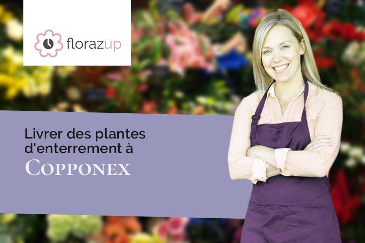couronnes florales pour un deuil à Copponex (Haute-Savoie/74350)