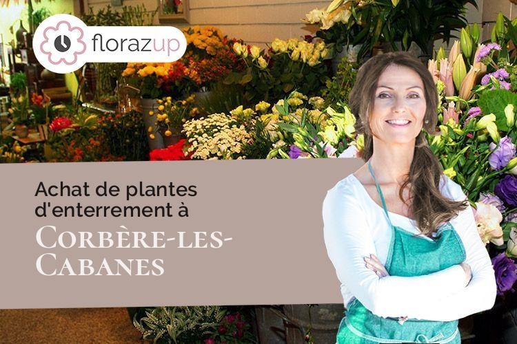 créations de fleurs pour un deuil à Corbère-les-Cabanes (Pyrénées-Orientales/66130)