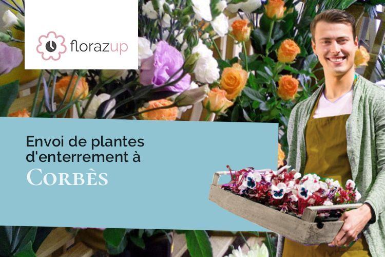 gerbes de fleurs pour une crémation à Corbès (Gard/30140)