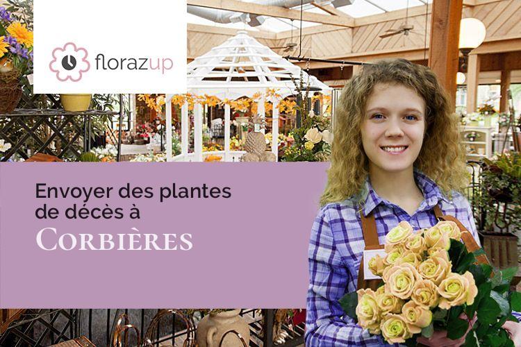 compositions florales pour des funérailles à Corbières (Aude/11230)