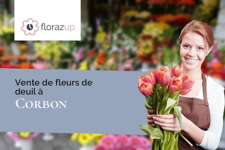 coupes de fleurs pour une crémation à Corbon (Calvados/14340)
