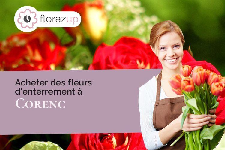 compositions de fleurs pour des obsèques à Corenc (Isère/38700)