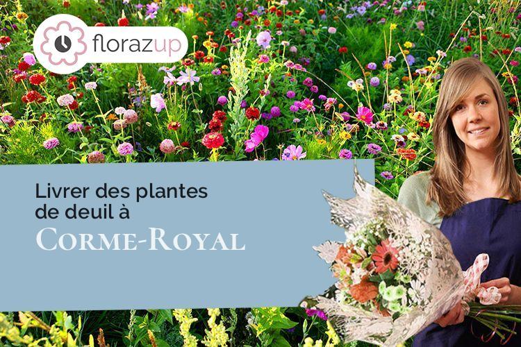 bouquets de fleurs pour des funérailles à Corme-Royal (Charente-Maritime/17600)