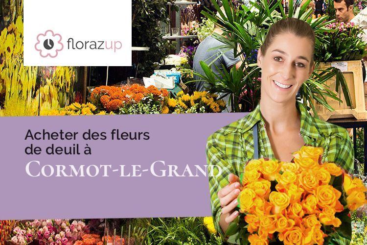 couronnes de fleurs pour une crémation à Cormot-le-Grand (Côte-d'Or/21340)