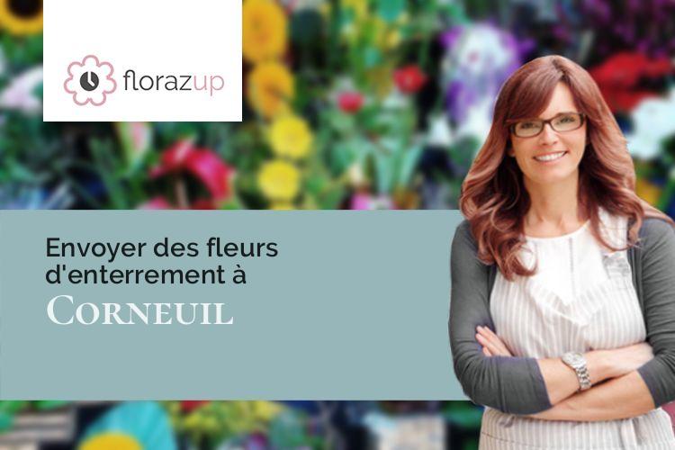 créations de fleurs pour un enterrement à Corneuil (Eure/27240)