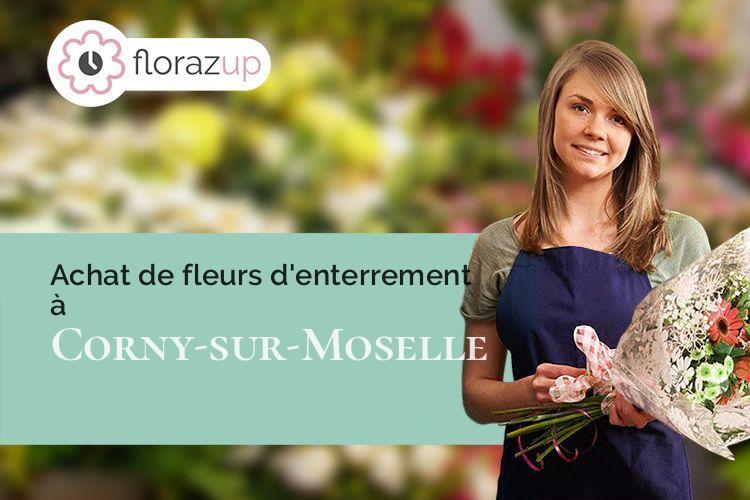 coupes de fleurs pour un deuil à Corny-sur-Moselle (Moselle/57680)