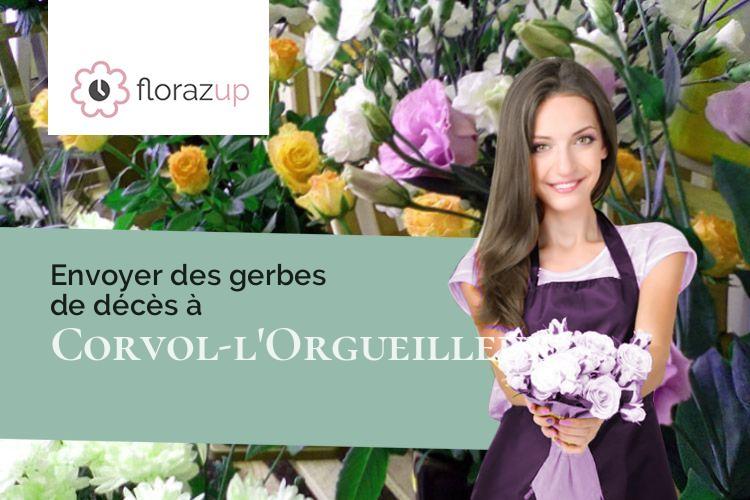 créations florales pour des obsèques à Corvol-l'Orgueilleux (Nièvre/58460)