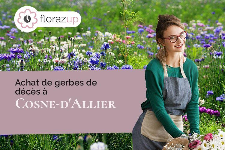 créations de fleurs pour un deuil à Cosne-d'Allier (Allier/03430)