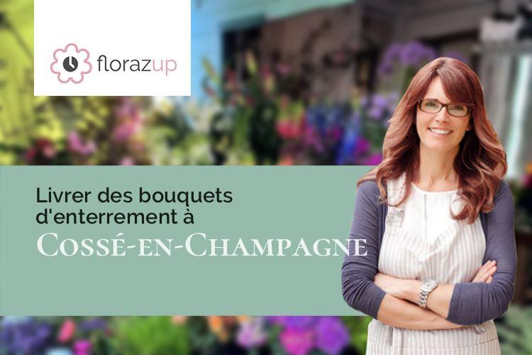 coupes de fleurs pour un décès à Cossé-en-Champagne (Mayenne/53340)