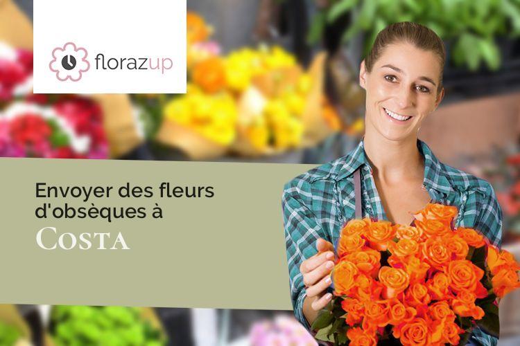 créations florales pour des funérailles à Costa (Corse/20226)