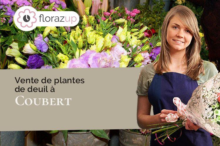 coeur de fleurs pour un décès à Coubert (Seine-et-Marne/77170)