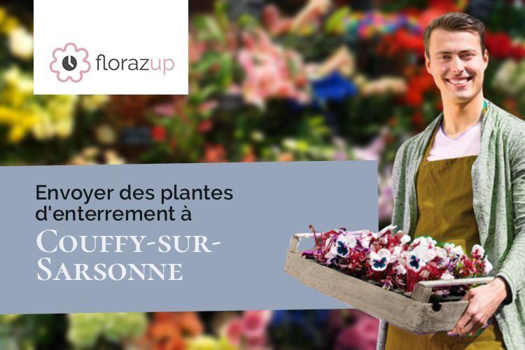 créations de fleurs pour un deuil à Couffy-sur-Sarsonne (Corrèze/19340)