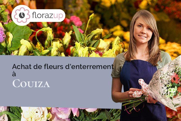 fleurs deuil pour des obsèques à Couiza (Aude/11190)