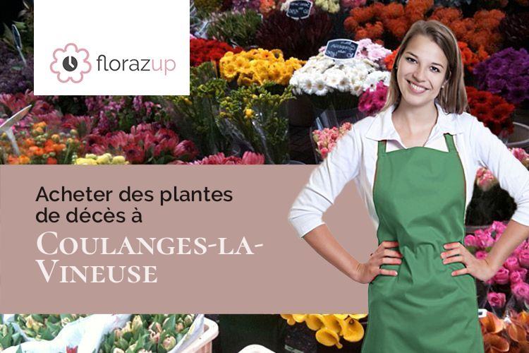 créations florales pour des obsèques à Coulanges-la-Vineuse (Yonne/89580)
