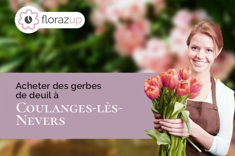 créations de fleurs pour un décès à Coulanges-lès-Nevers (Nièvre/58660)