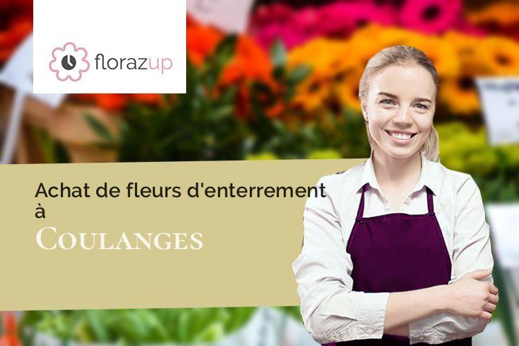 bouquets de fleurs pour un décès à Coulanges (Loir-et-Cher/41150)