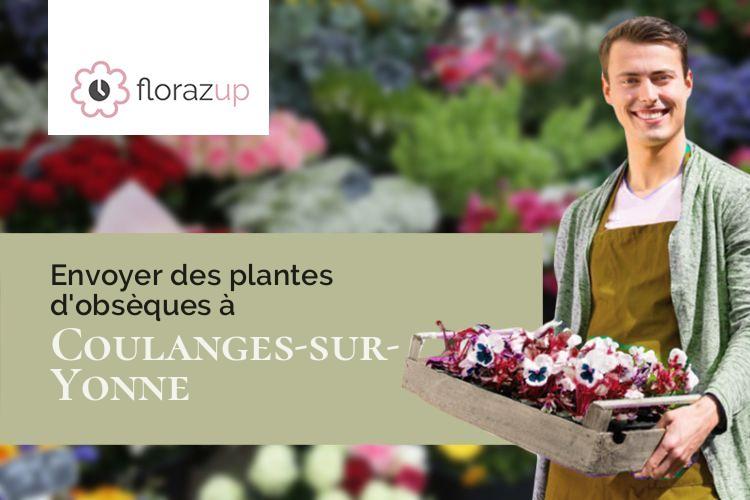créations florales pour un enterrement à Coulanges-sur-Yonne (Yonne/89480)