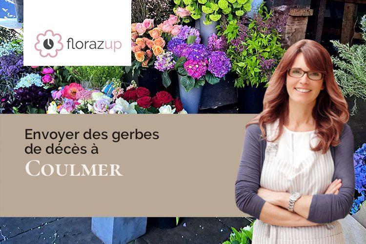 compositions florales pour un enterrement à Coulmer (Orne/61230)