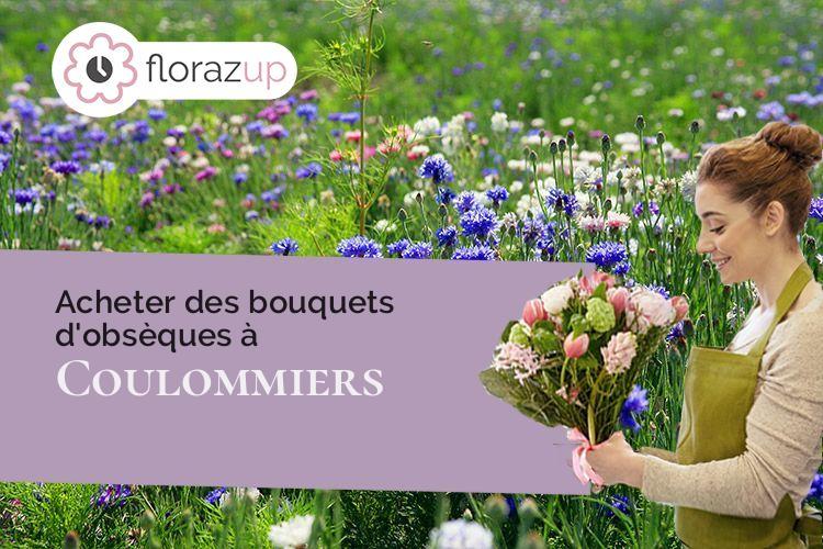bouquets de fleurs pour des funérailles à Coulommiers (Seine-et-Marne/77120)