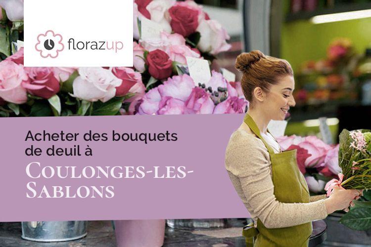 compositions de fleurs pour un enterrement à Coulonges-les-Sablons (Orne/61110)