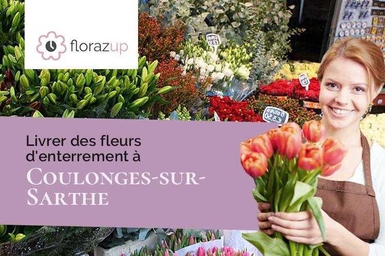 compositions de fleurs pour un enterrement à Coulonges-sur-Sarthe (Orne/61170)