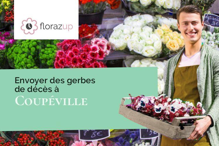 créations florales pour des obsèques à Coupéville (Marne/51240)