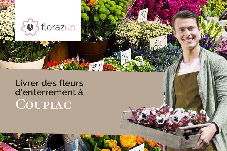 créations florales pour des funérailles à Coupiac (Aveyron/12550)