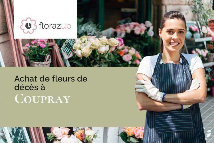 gerbes de fleurs pour un décès à Coupray (Haute-Marne/52210)