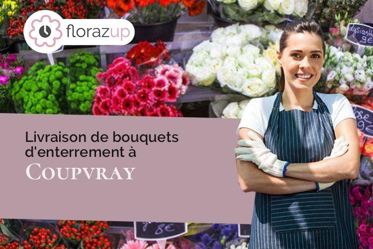 coeur de fleurs pour un deuil à Coupvray (Seine-et-Marne/77700)