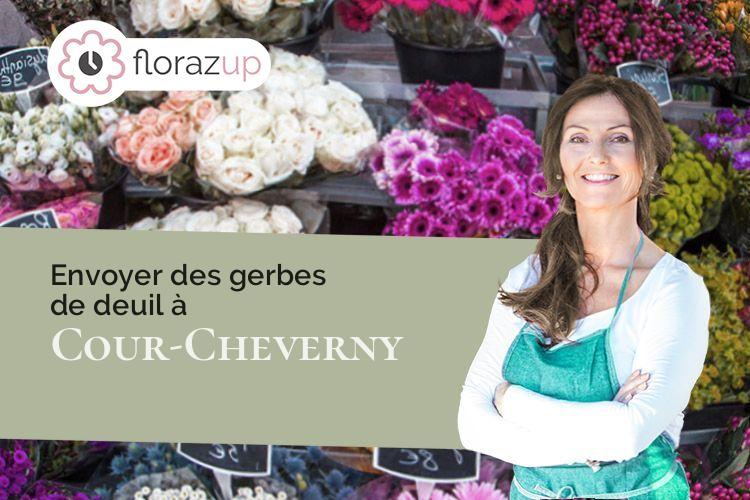 bouquets de fleurs pour un deuil à Cour-Cheverny (Loir-et-Cher/41700)