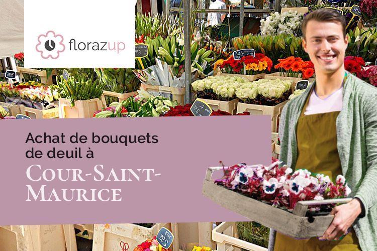créations florales pour un décès à Cour-Saint-Maurice (Doubs/25380)