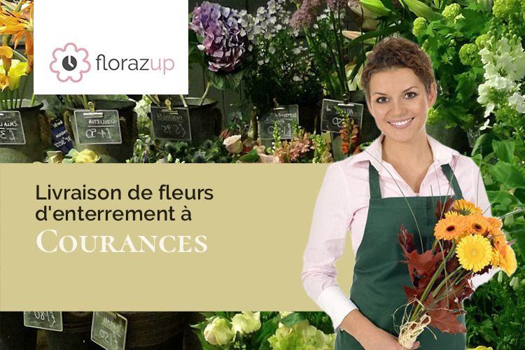 coeurs de fleurs pour des obsèques à Courances (Essonne/91490)