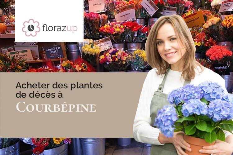 coeurs de fleurs pour des obsèques à Courbépine (Eure/27300)