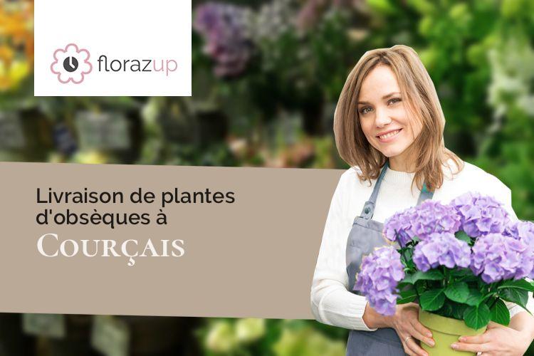 bouquets de fleurs pour un deuil à Courçais (Allier/03370)