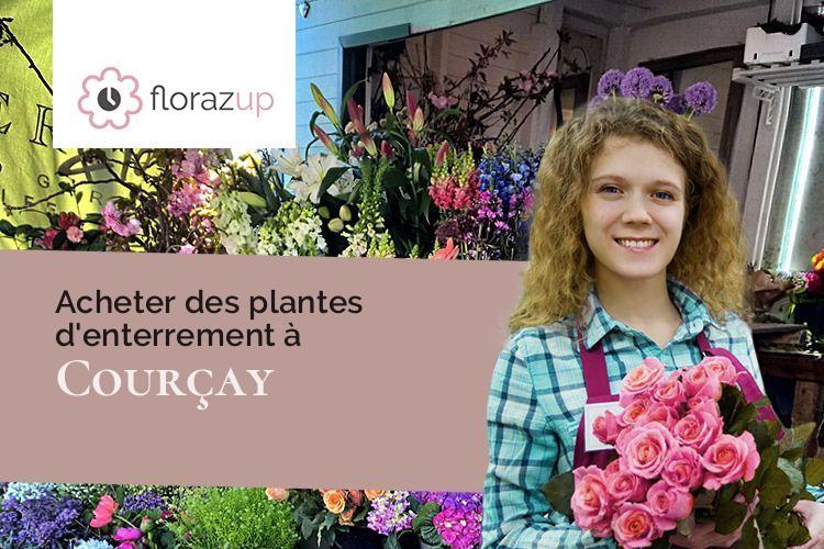 gerbes de fleurs pour des obsèques à Courçay (Indre-et-Loire/37310)
