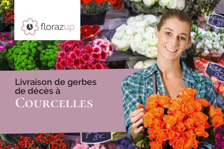 créations de fleurs pour des obsèques à Courcelles (Doubs/25440)