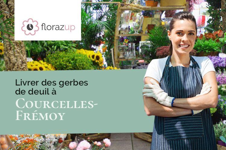créations florales pour des funérailles à Courcelles-Frémoy (Côte-d'Or/21460)
