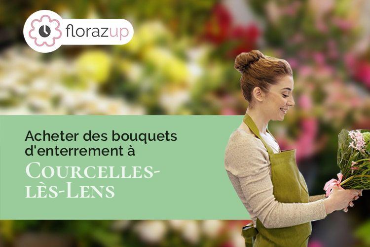 coupes de fleurs pour un enterrement à Courcelles-lès-Lens (Pas-de-Calais/62970)