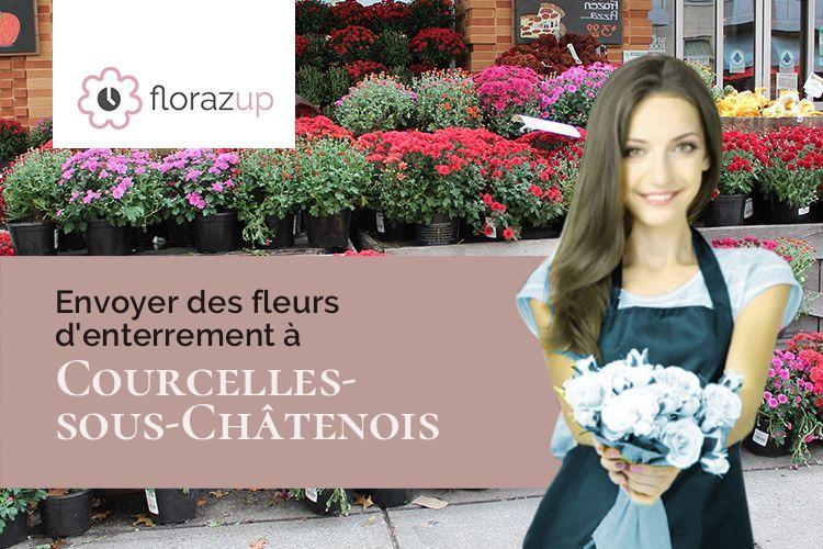 fleurs deuil pour des obsèques à Courcelles-sous-Châtenois (Vosges/88170)