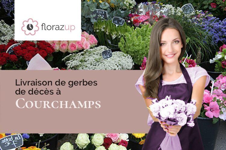 créations florales pour une crémation à Courchamps (Aisne/02810)