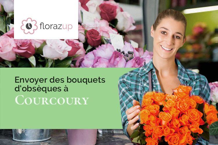couronnes de fleurs pour des obsèques à Courcoury (Charente-Maritime/17100)