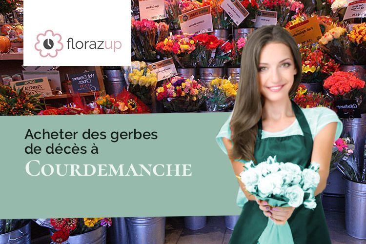 bouquets de fleurs pour une crémation à Courdemanche (Eure/27320)