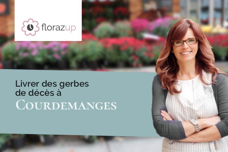 gerbes de fleurs pour un décès à Courdemanges (Marne/51300)